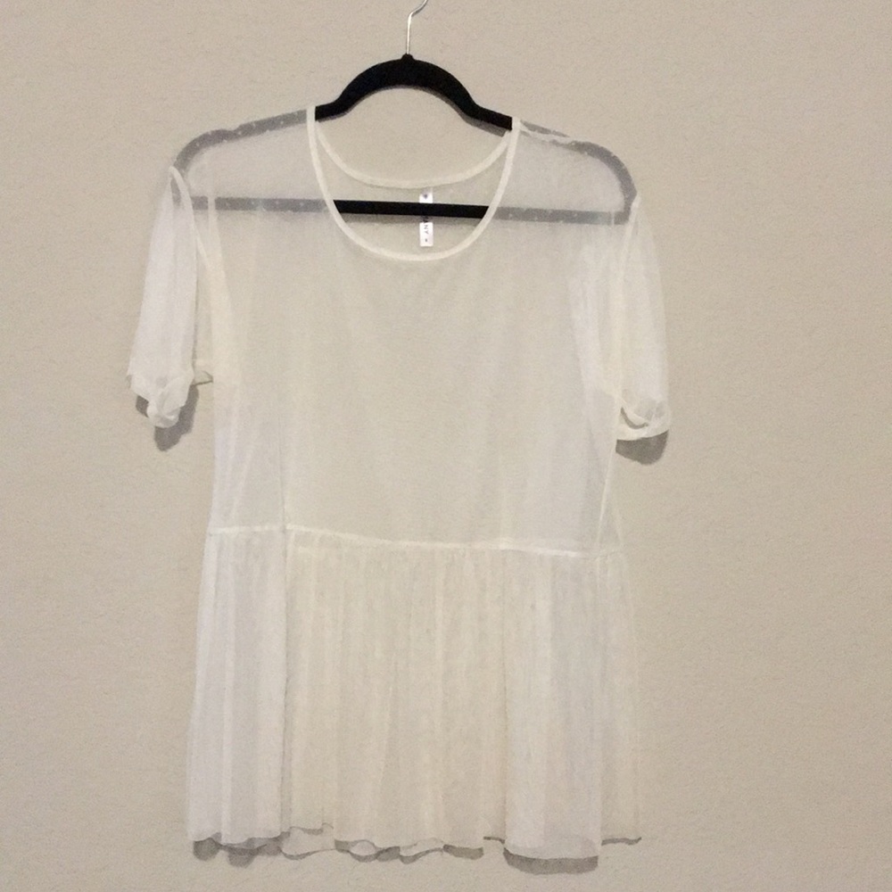 Piphany Mesh Top! Only worn once!